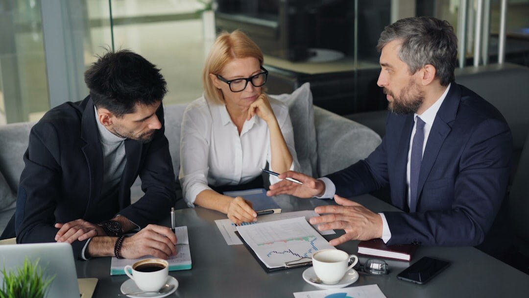 financial advisor discussing plans