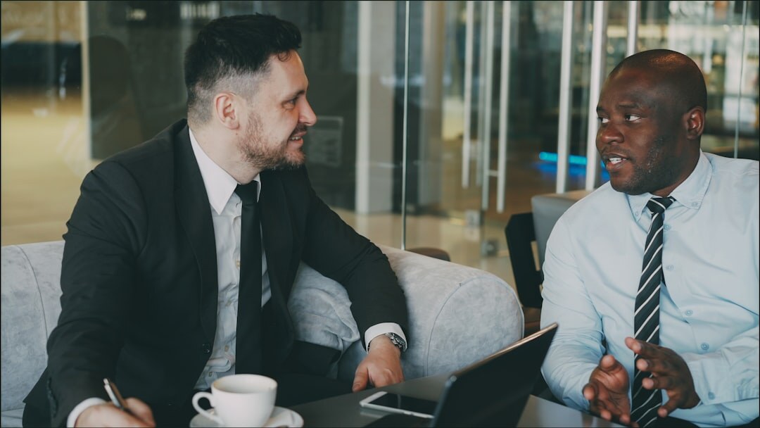 professional discussing career goals