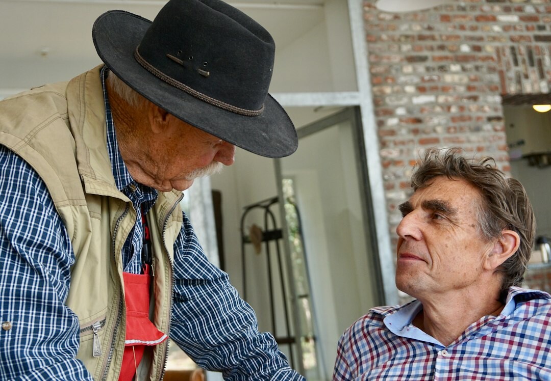 Financial mentor discussing a plan with a colleague